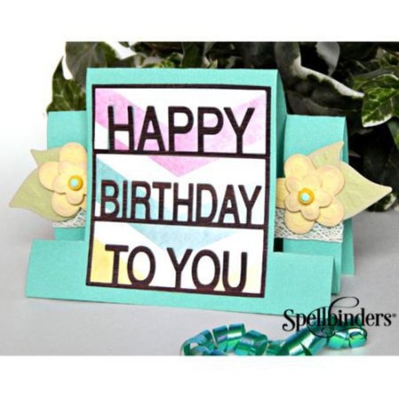 Spellbinders Card Creator Step Card - Decorated Birthday 7 pcs - Picture 7 of 12